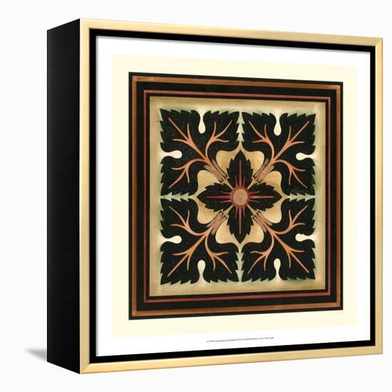 Crackled Square Wood Block III-Vision Studio-Framed Stretched Canvas