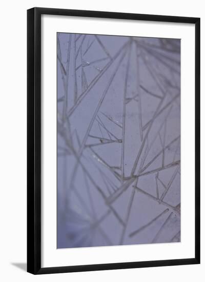 Cracks-K.B. White-Framed Photographic Print