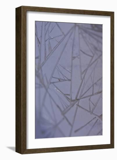 Cracks-K.B. White-Framed Photographic Print