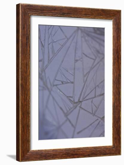 Cracks-K.B. White-Framed Photographic Print