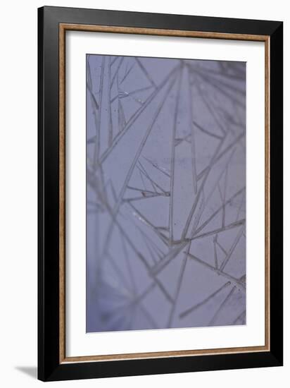 Cracks-K.B. White-Framed Photographic Print