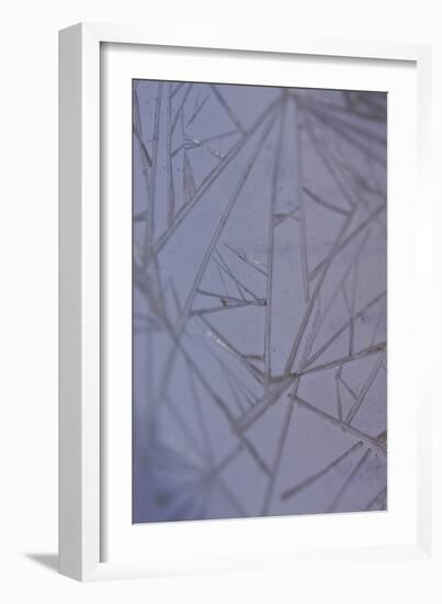 Cracks-K.B. White-Framed Photographic Print