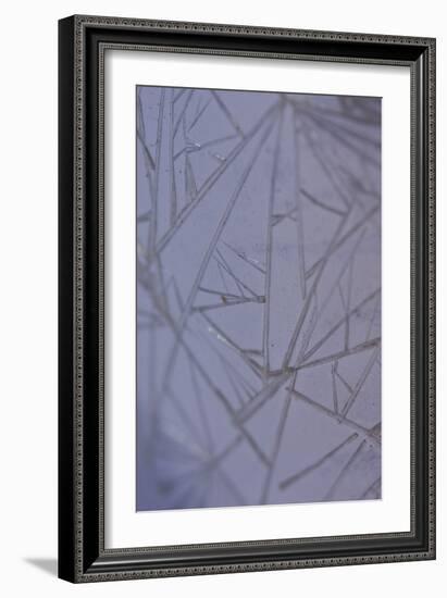 Cracks-K.B. White-Framed Photographic Print