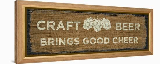 Craft Beer Sign I-Erin Clark-Framed Premier Image Canvas