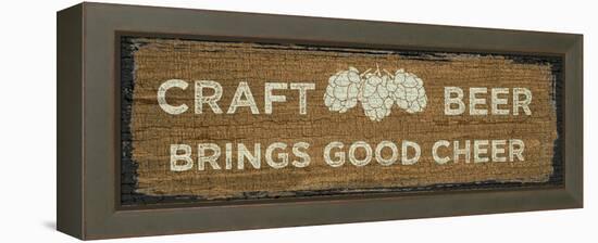 Craft Beer Sign I-Erin Clark-Framed Premier Image Canvas