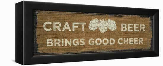 Craft Beer Sign I-Erin Clark-Framed Premier Image Canvas