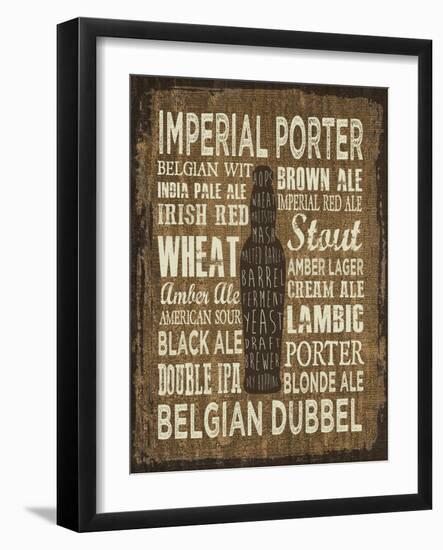 Craft Beer Sign III-Erin Clark-Framed Giclee Print