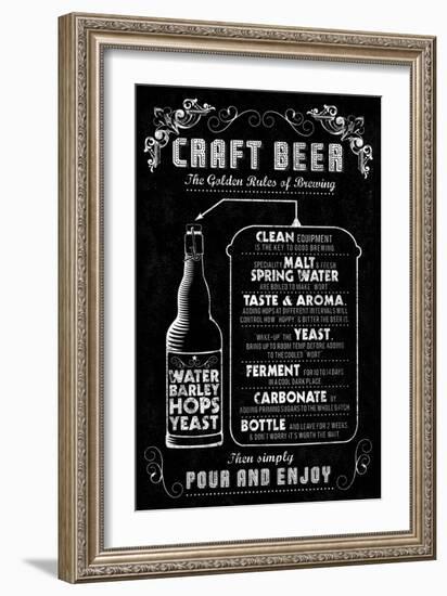 Craft Beer-Tom Frazier-Framed Giclee Print