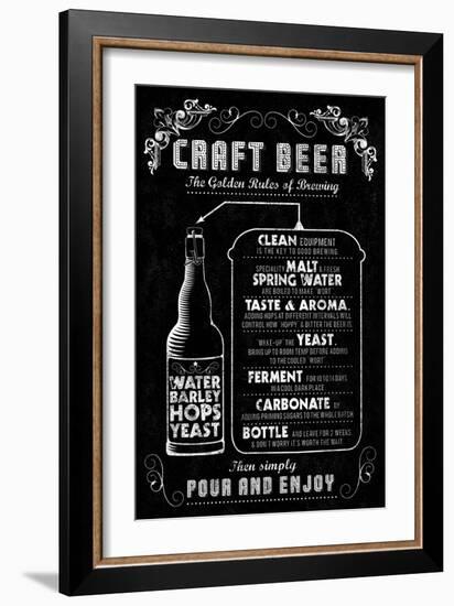 Craft Beer-Tom Frazier-Framed Giclee Print