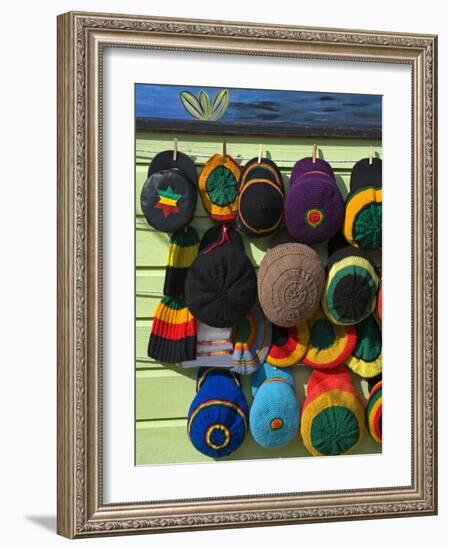 Craft Market, Montego Bay, Jamaica, West Indies, Caribbean, Central America-Richard Cummins-Framed Photographic Print