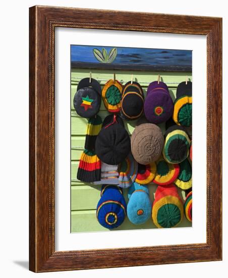 Craft Market, Montego Bay, Jamaica, West Indies, Caribbean, Central America-Richard Cummins-Framed Photographic Print