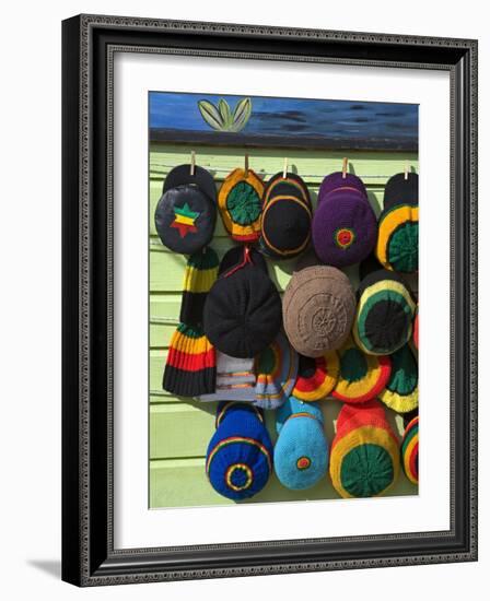 Craft Market, Montego Bay, Jamaica, West Indies, Caribbean, Central America-Richard Cummins-Framed Photographic Print