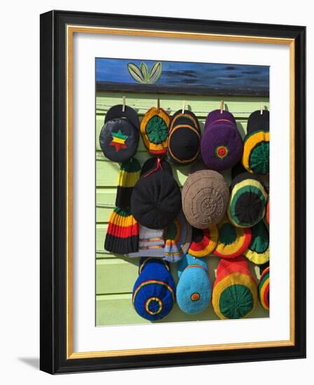 Craft Market, Montego Bay, Jamaica, West Indies, Caribbean, Central America-Richard Cummins-Framed Photographic Print