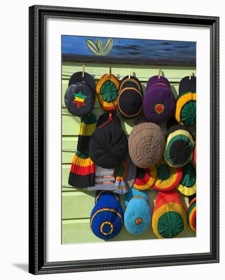 Craft Market, Montego Bay, Jamaica, West Indies, Caribbean, Central America-Richard Cummins-Framed Photographic Print
