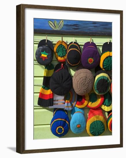 Craft Market, Montego Bay, Jamaica, West Indies, Caribbean, Central America-Richard Cummins-Framed Photographic Print