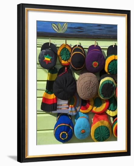 Craft Market, Montego Bay, Jamaica, West Indies, Caribbean, Central America-Richard Cummins-Framed Photographic Print