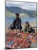 Craft Stand, Turquoise Lake, Tibet, China-Ethel Davies-Mounted Photographic Print