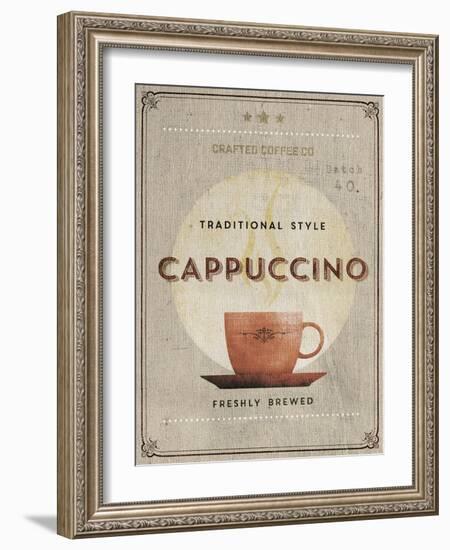 Crafted Coffee - Cappuccino-Hens Teeth-Framed Giclee Print