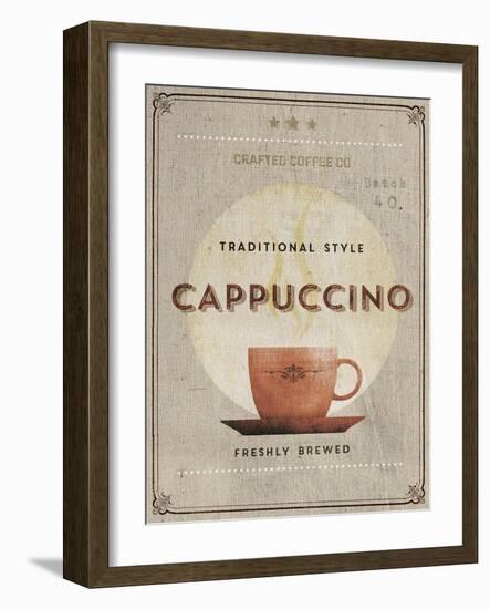 Crafted Coffee - Cappuccino-Hens Teeth-Framed Giclee Print