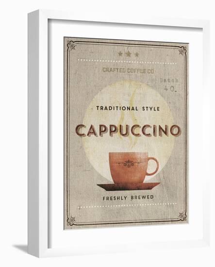 Crafted Coffee - Cappuccino-Hens Teeth-Framed Giclee Print