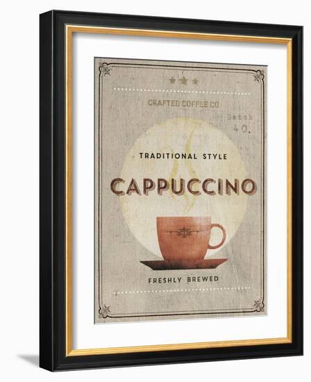 Crafted Coffee - Cappuccino-Hens Teeth-Framed Giclee Print