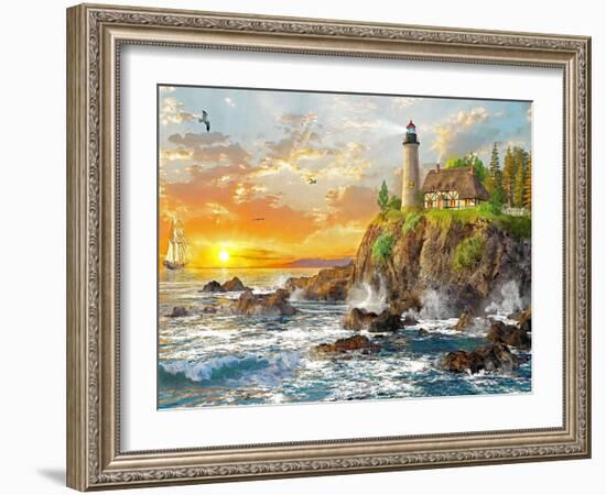 Craggy Cove-Dominic Davison-Framed Art Print