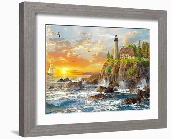 Craggy Cove-Dominic Davison-Framed Art Print