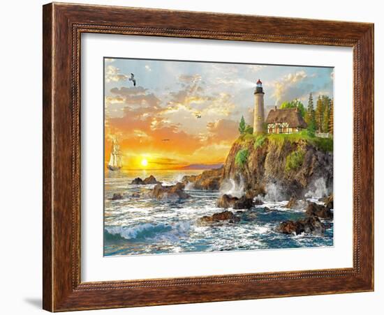 Craggy Cove-Dominic Davison-Framed Art Print