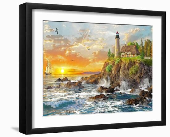 Craggy Cove-Dominic Davison-Framed Art Print