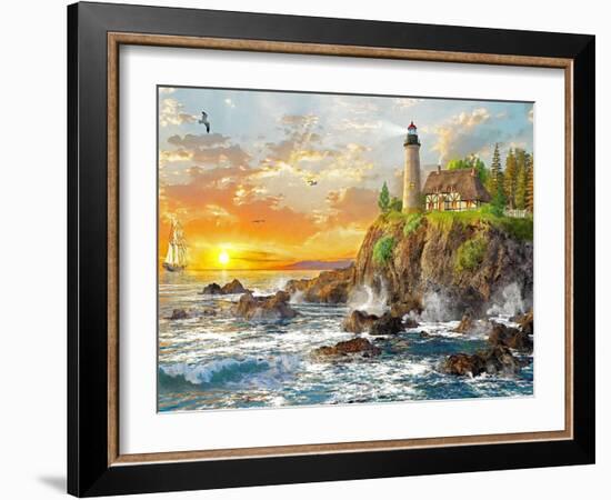 Craggy Cove-Dominic Davison-Framed Art Print