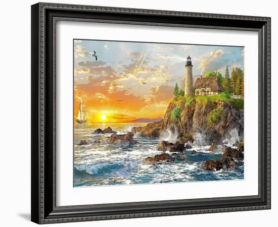 Craggy Cove-Dominic Davison-Framed Art Print