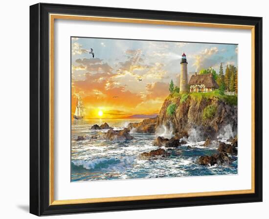 Craggy Cove-Dominic Davison-Framed Art Print