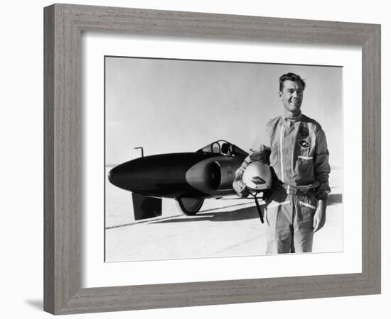 Craig Breedlove and the Spirit of America, 1963-null-Framed Photographic Print