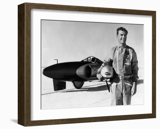Craig Breedlove and the Spirit of America, 1963-null-Framed Photographic Print