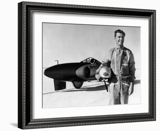 Craig Breedlove and the Spirit of America, 1963-null-Framed Photographic Print