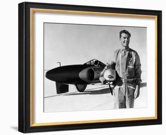 Craig Breedlove and the Spirit of America, 1963-null-Framed Photographic Print