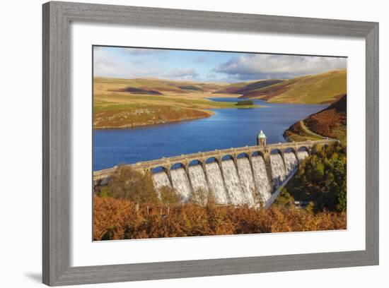 Craig Goch Dam, Elan Valley, Powys, Mid Wales, United Kingdom, Europe-Billy Stock-Framed Photographic Print