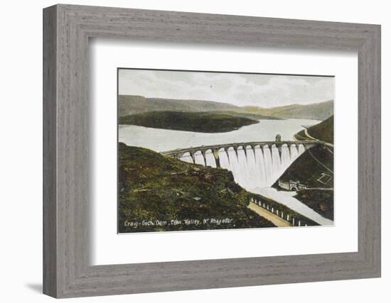 Craig-Goch Dam Wales-null-Framed Photographic Print