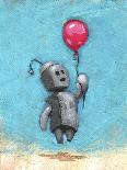 Robot with Red Balloon-Craig Snodgrass-Giclee Print