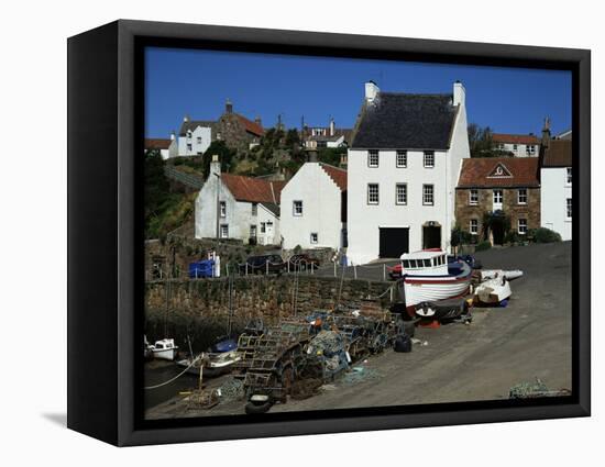 Crail Harbour, Neuk of Fife, Scotland, United Kingdom-Kathy Collins-Framed Premier Image Canvas
