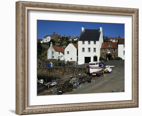 Crail Harbour, Neuk of Fife, Scotland, United Kingdom-Kathy Collins-Framed Photographic Print