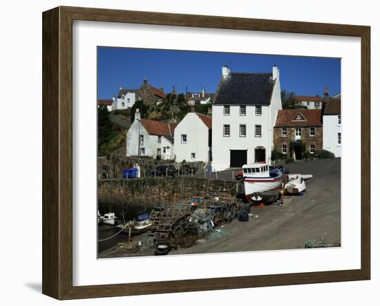 Crail Harbour, Neuk of Fife, Scotland, United Kingdom-Kathy Collins-Framed Photographic Print
