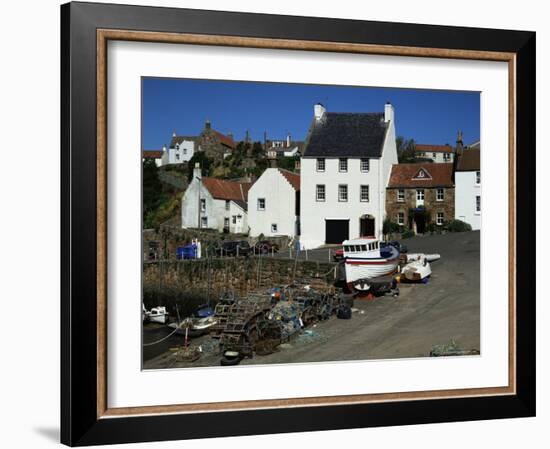 Crail Harbour, Neuk of Fife, Scotland, United Kingdom-Kathy Collins-Framed Photographic Print