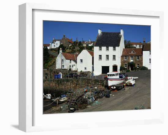 Crail Harbour, Neuk of Fife, Scotland, United Kingdom-Kathy Collins-Framed Photographic Print