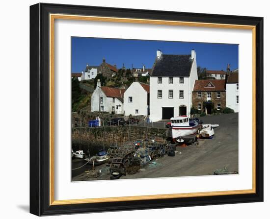 Crail Harbour, Neuk of Fife, Scotland, United Kingdom-Kathy Collins-Framed Photographic Print