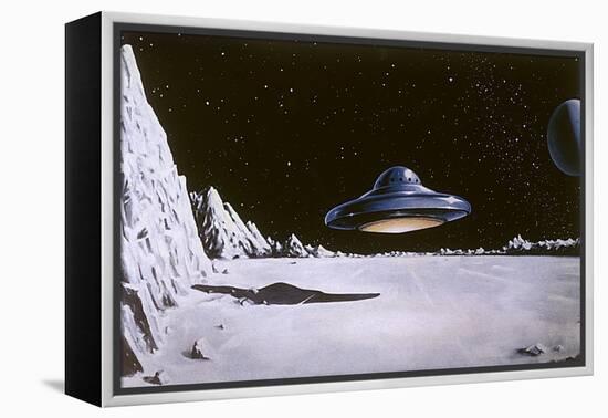 Cramp Ufo-Leonard G Cramp-Framed Stretched Canvas