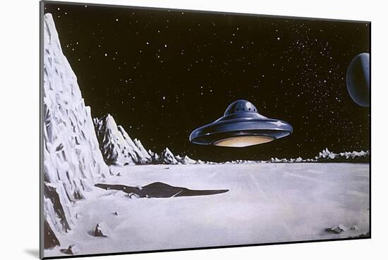 Cramp Ufo-Leonard G Cramp-Mounted Art Print