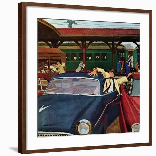 "Cramped Parking," March 5, 1960-Richard Sargent-Framed Giclee Print