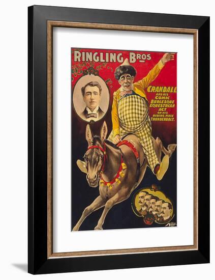 Crandall Ringling Circus-null-Framed Art Print