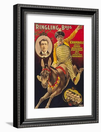 Crandall Ringling Circus-null-Framed Art Print